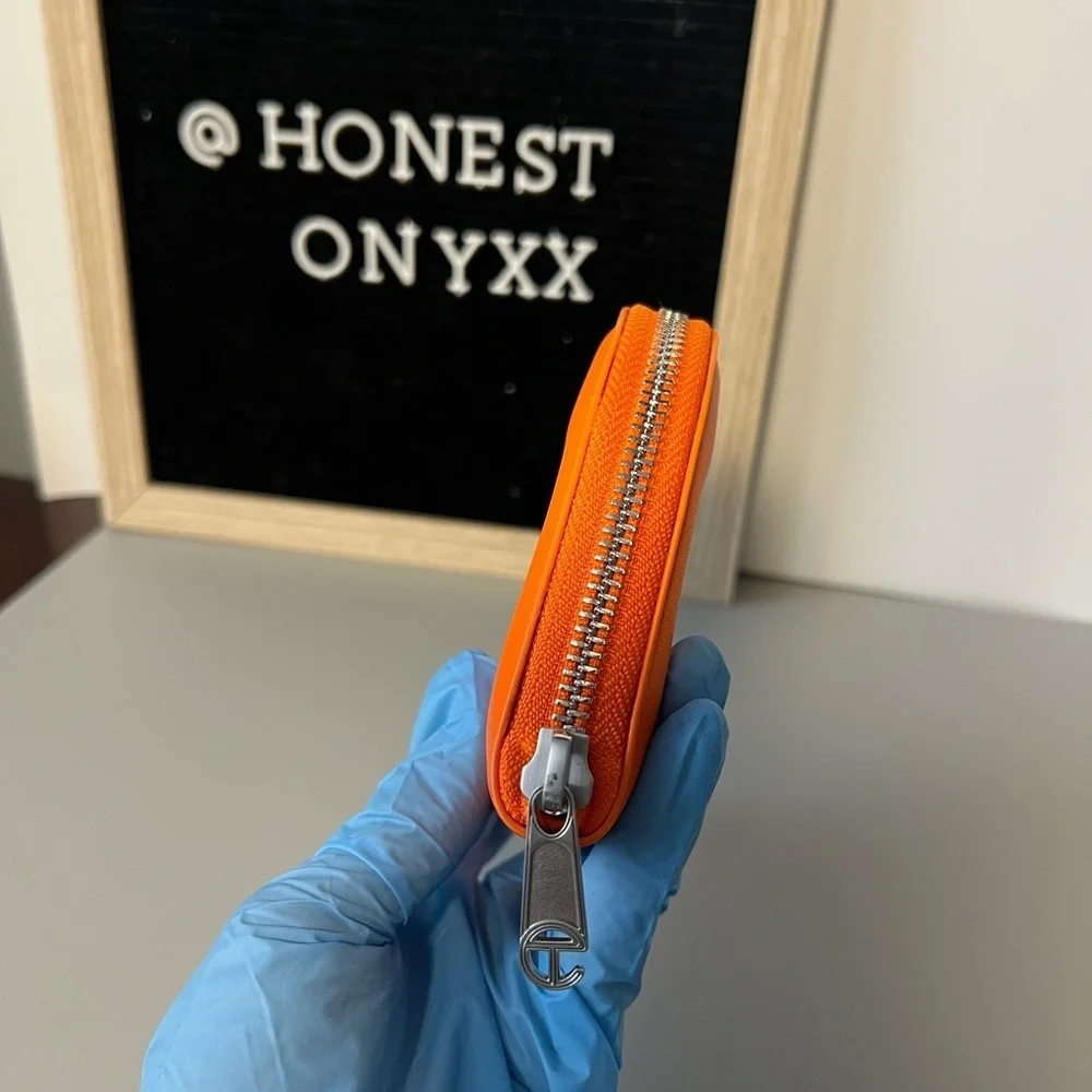 Orange Telfar Wallet